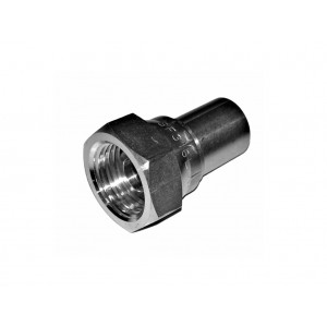 1/2"F BSP 60° Lasadapter Met Losse Moer